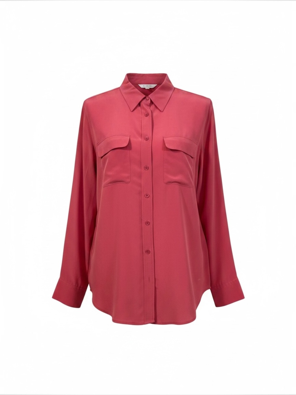 Equipment Femme 100% Silk Pink Button-Down Blouse Size M - Picture 11 of 11